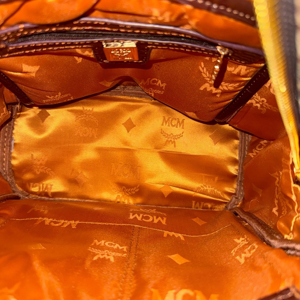 Mcmpython Embossed Studded Backpack Nwot - image 4